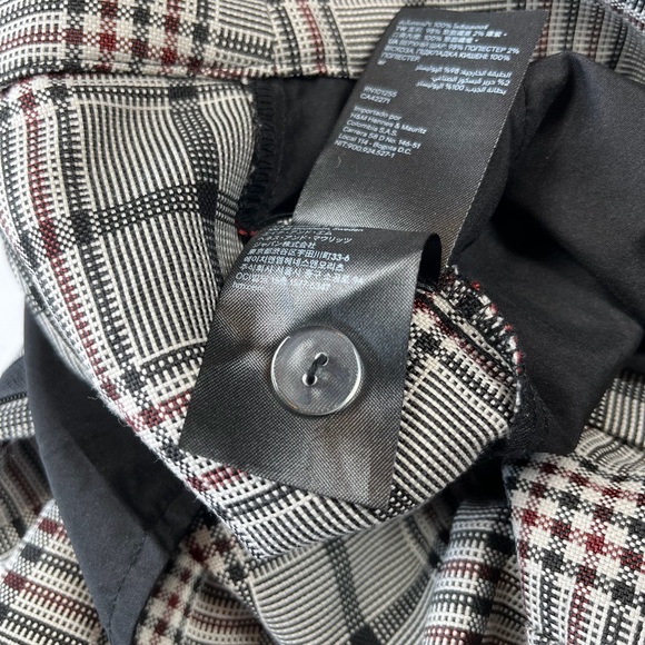 H&M | Wide Leg Plaid Trousers - Picture 12 of 16